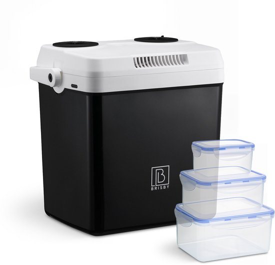 Brisby Koelbox Deluxe – Elektrische Koelbox 25 Liter – Zwart