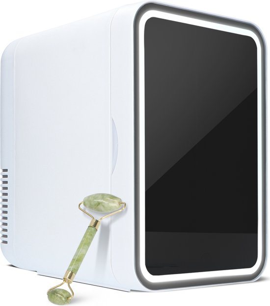 Soft & Silky Skincare Fridge - Incl. Led spiegel - Mini - Make up Organizer - Make-up Koelkast - Cosmetica & Skincare