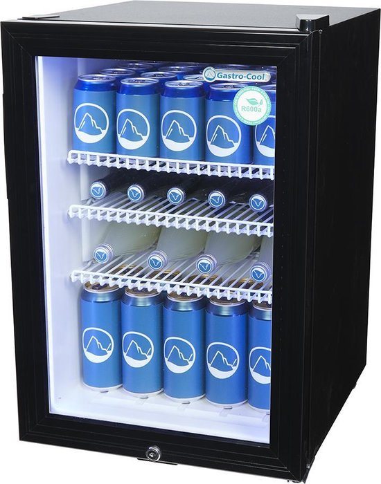 Gastro-Cool KW65 - Flessenkoelkast - Zwart