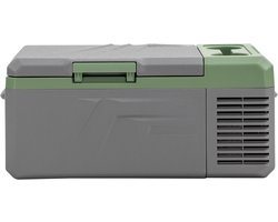 Steamy-E Single Zone Elektrische Compressor Koelbox - Single Zone - 16 liter - 12V en 230V - voor auto en camping - Grijs