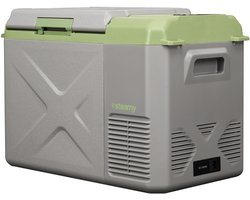 Steamy-E Single Zone Elektrische Compressor Koelbox - Single Zone - 24 liter - 12V en 230V - voor auto en camping - Grijs
