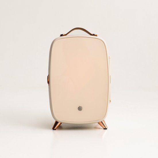 Knikker® 6L Skincare Fridge - Mini Koelkast voor Make-up en Drinken - Stil & Energiezuinig - Wit - Inclusief Ice Globe
