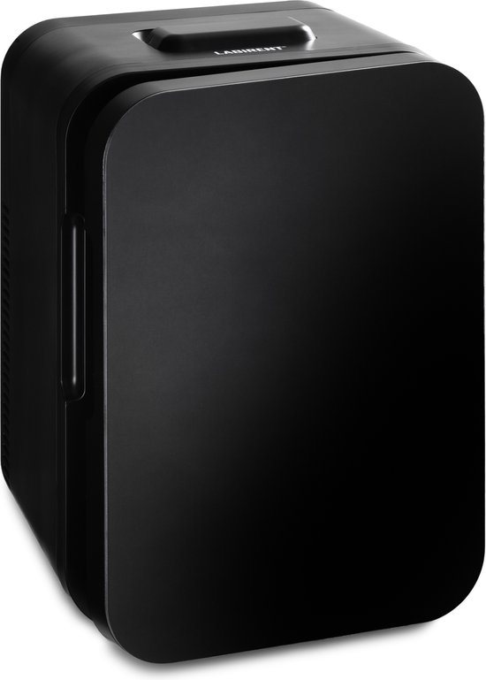 Labirent LMK10-ZW3 - Mini Koelkast - 10 Liter - Zwarte Glazen Deur - Mat Zwart - Mini Beauty Fridge - Modern