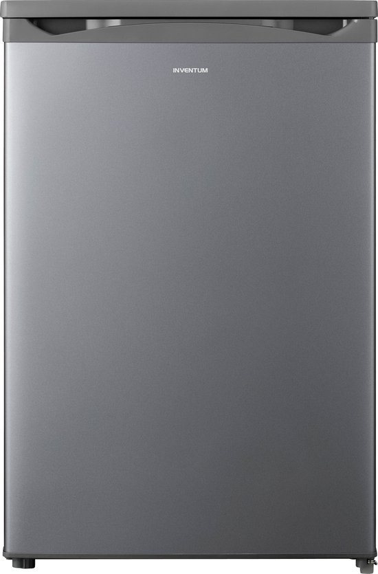 Inventum KK550S tafelmodel koelkast energiezuinig - 131 liter - Zonder vriesvak - 55 cm breed - Superkoelen - Led-verlichting - Energielabel D - Vrijstaand - RVS