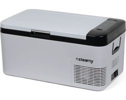 Steamy-E Single Zone Elektrische Compressor Koelbox - 20 Liter - 12V en 230V - voor auto en camping - Wit