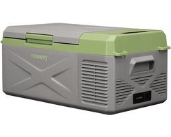 Steamy-E Single Zone Elektrische Compressor Koelbox - Single Zone - 16 liter - 12V en 230V - voor auto en camping - Grijs